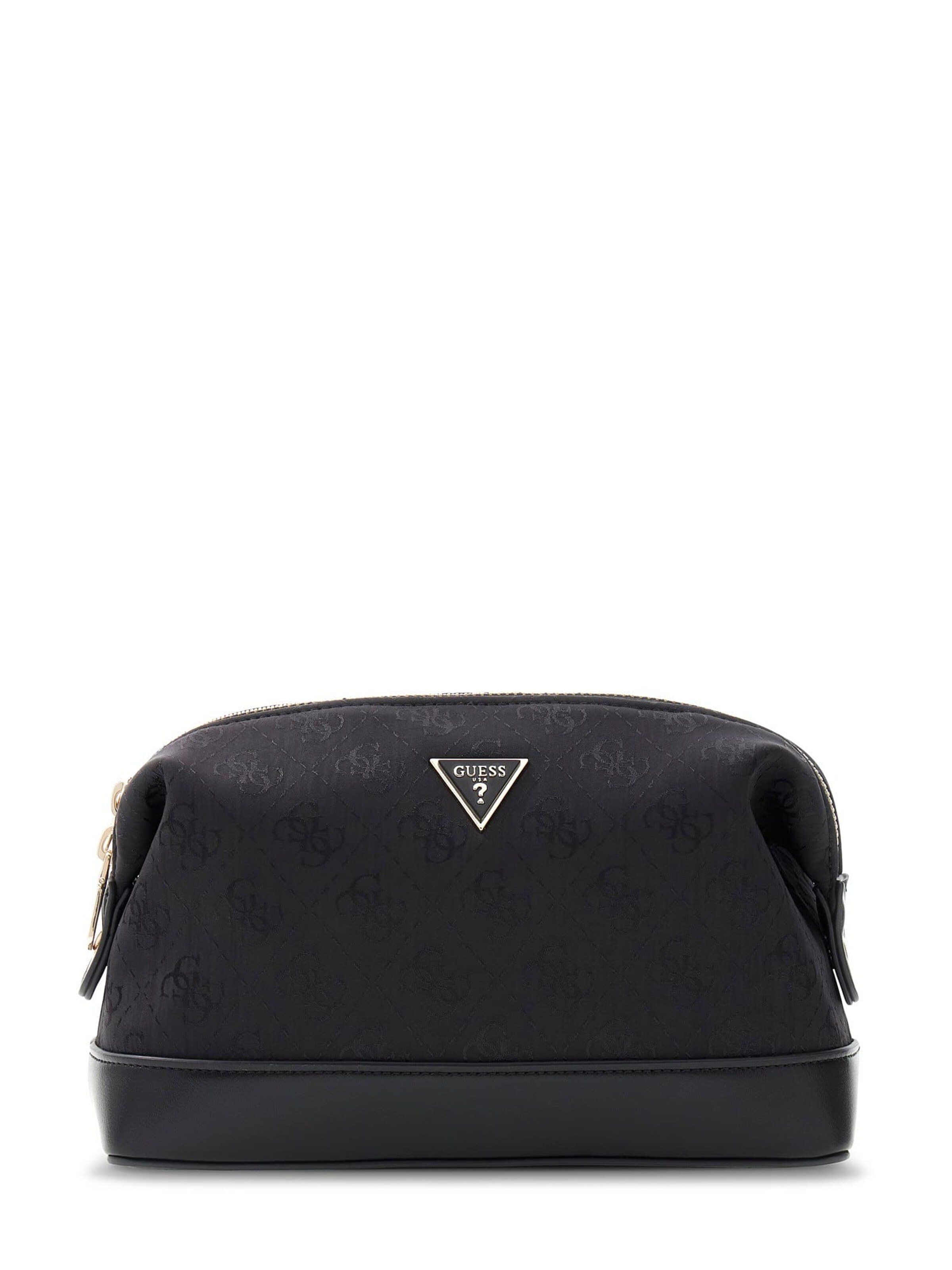 GUESS Kulturtasche in Schwarz: Vorderseite