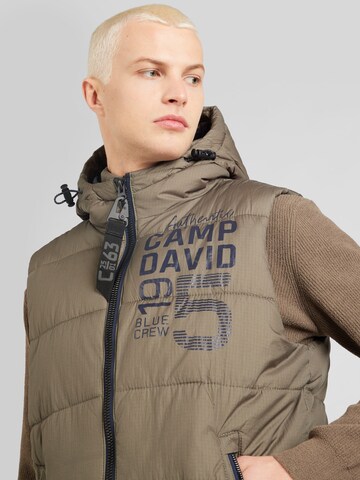 CAMP DAVID Bodywarmer in Groen