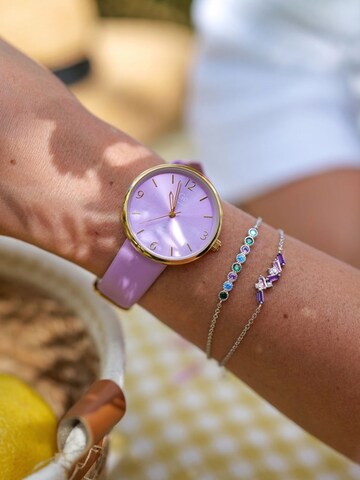 Orologio analogico di GO GirlOnly in lilla: frontale
