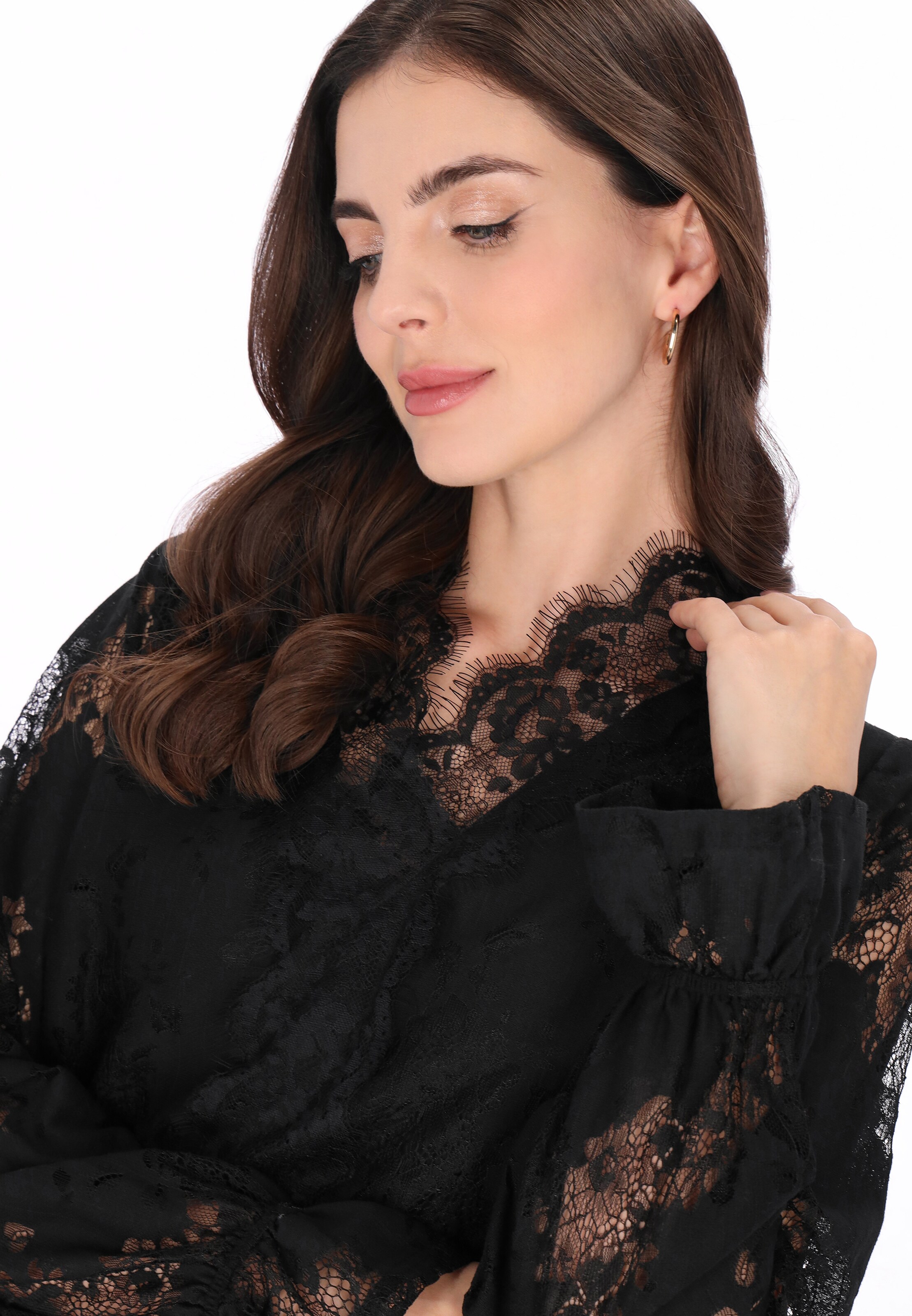 usha BLACK LABEL - Blusa en negro
