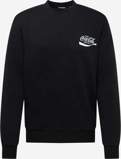 JACK & JONES Sweatshirt 'COCA COLA' i svart / hvit, Produktvisning