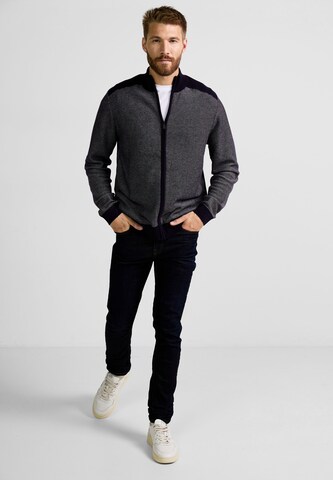 Street One MEN Strickjacke in Blau