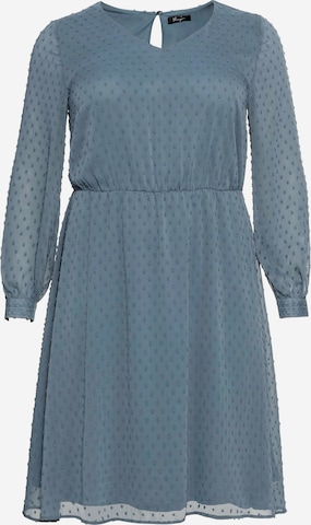 Robe de cocktail SHEEGO en bleu : devant