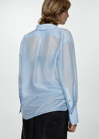 MANGO Bluse 'Cosilk' i blå