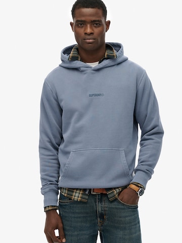 Superdry Sweatshirt in Blue: front