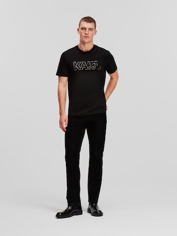 Karl Lagerfeld Тениска в черно