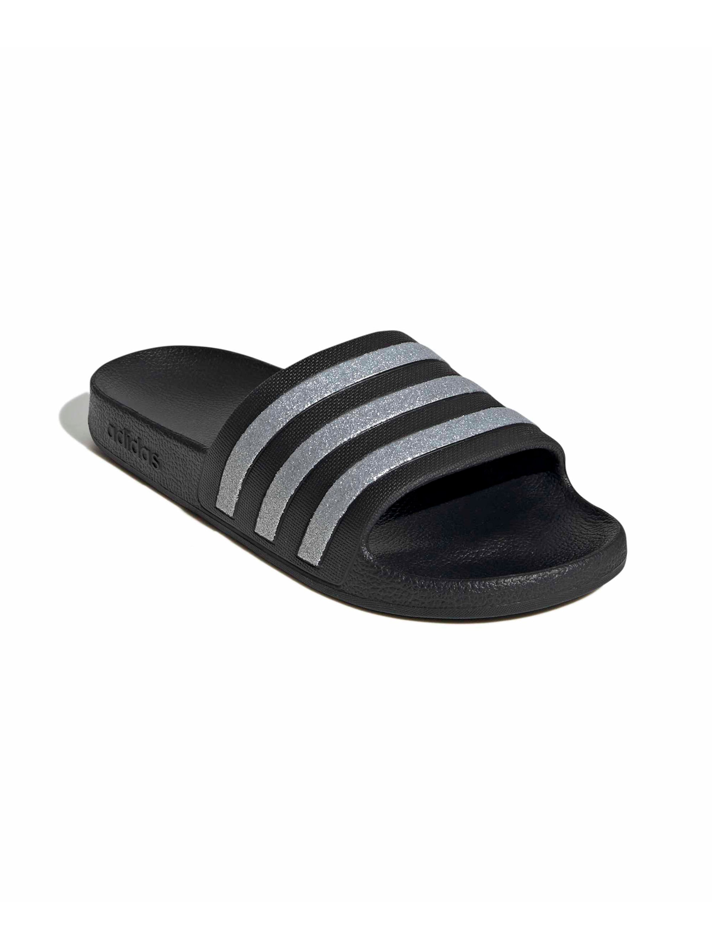 ADIDAS SPORTSWEAR Чехли 'ADILETTE AQUA' в черно: отпред