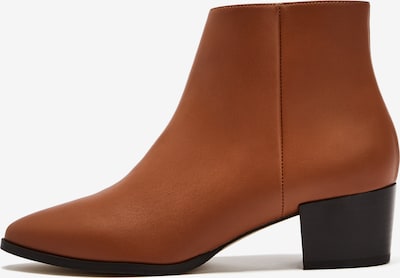NINE TO FIVE Ankle Boots 'Bila' in karamell, Produktansicht