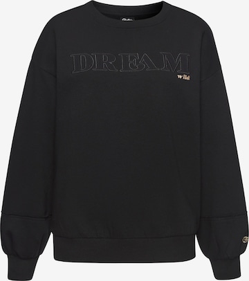 BUFFALO Sweatshirt in Schwarz: Vorderseite