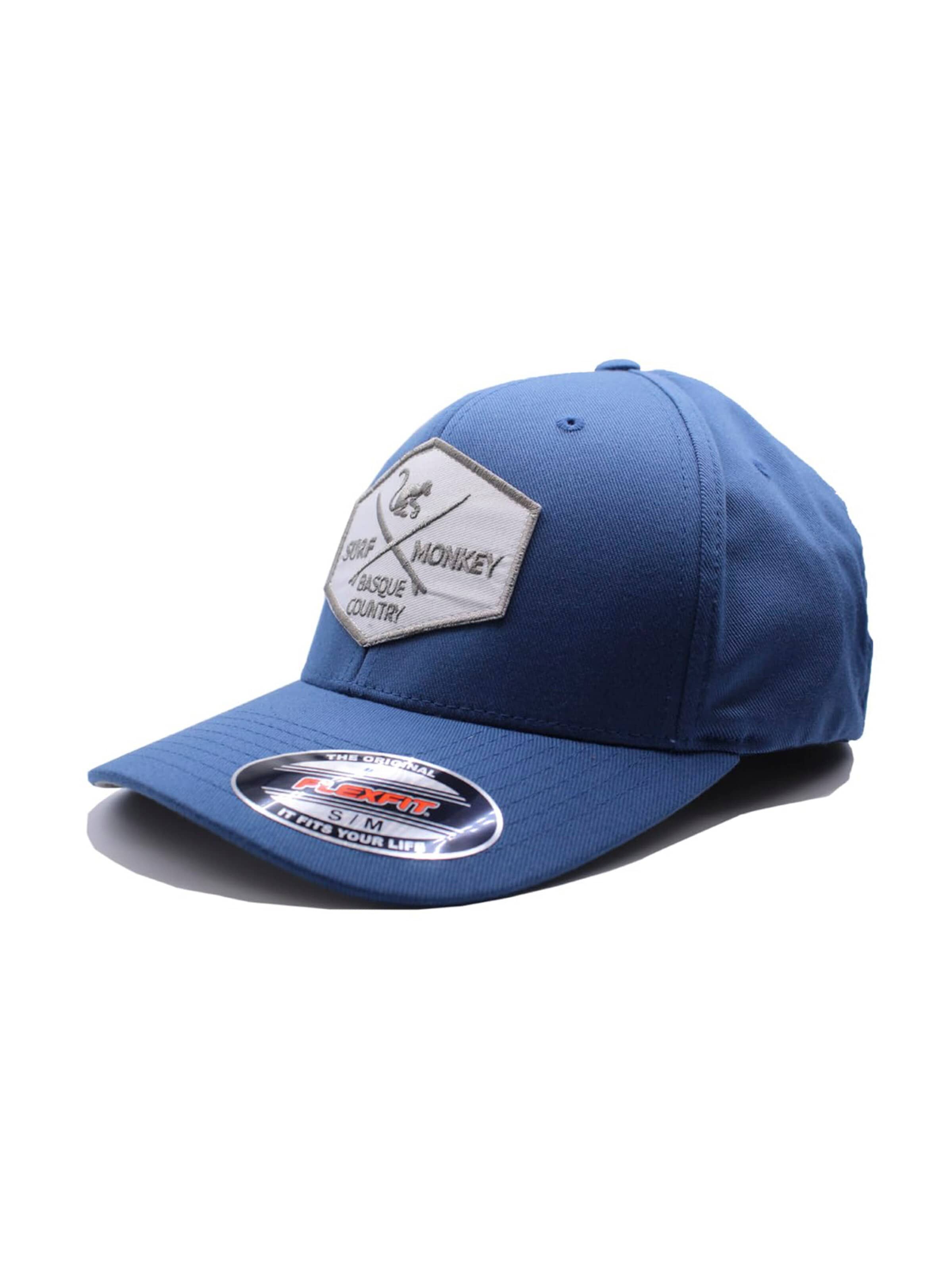 Surf Monkey - Boné desportivo em azul: frente