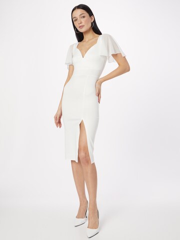 WAL G. Φόρεμα κοκτέιλ 'LEMBERA' σε λευκό: μπροστά