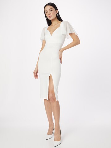 Robe de cocktail 'LEMBERA' WAL G. en blanc : devant