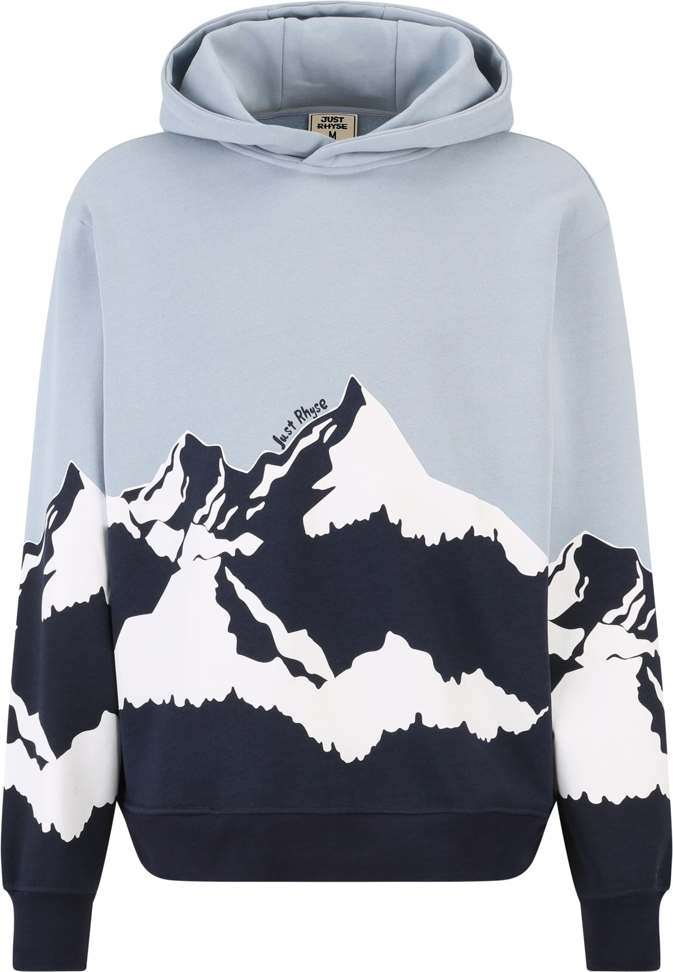 Just Rhyse - Sweatshirt 'The Peak' em azul: frente