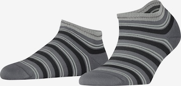 FALKE Ankle Socks 'Smart Stripe' in Black: front