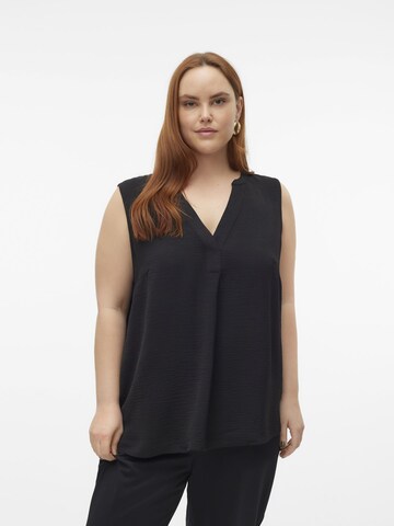 Chemisier 'ELVA' Vero Moda Curve en noir : devant