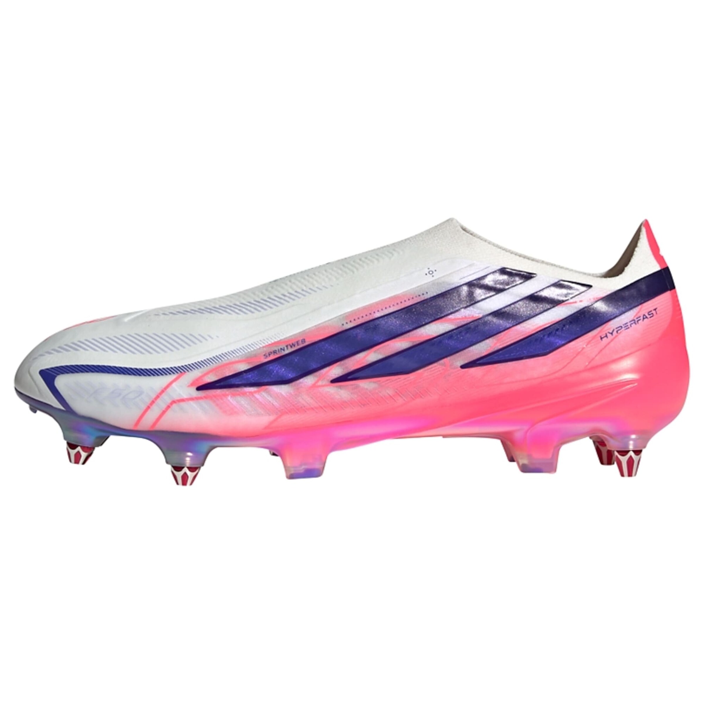 ADIDAS PERFORMANCE Fußballschuh 'F50 Hyperfast Elite' in 36 in marine / pink / weiß, Produktansicht