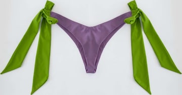 Triangolo Bikini 'Dual Color Triangle Bikini' di HACOY in lilla: frontale