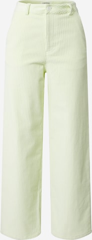 EDITED Wide Leg Housut 'Jenny' värissä vihreä: edessä