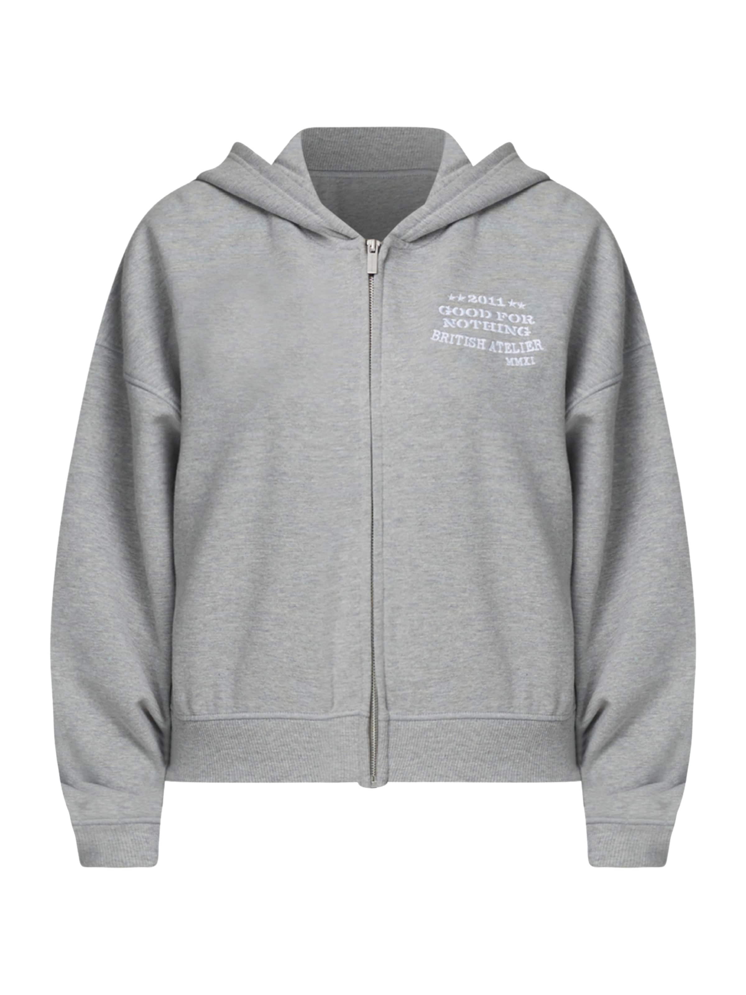 Giacca di felpa di Good For Nothing in grigio: frontale