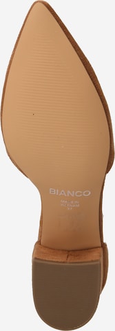 Bianco أحذية بكعب عالٍ 'Divived' بلون بيج