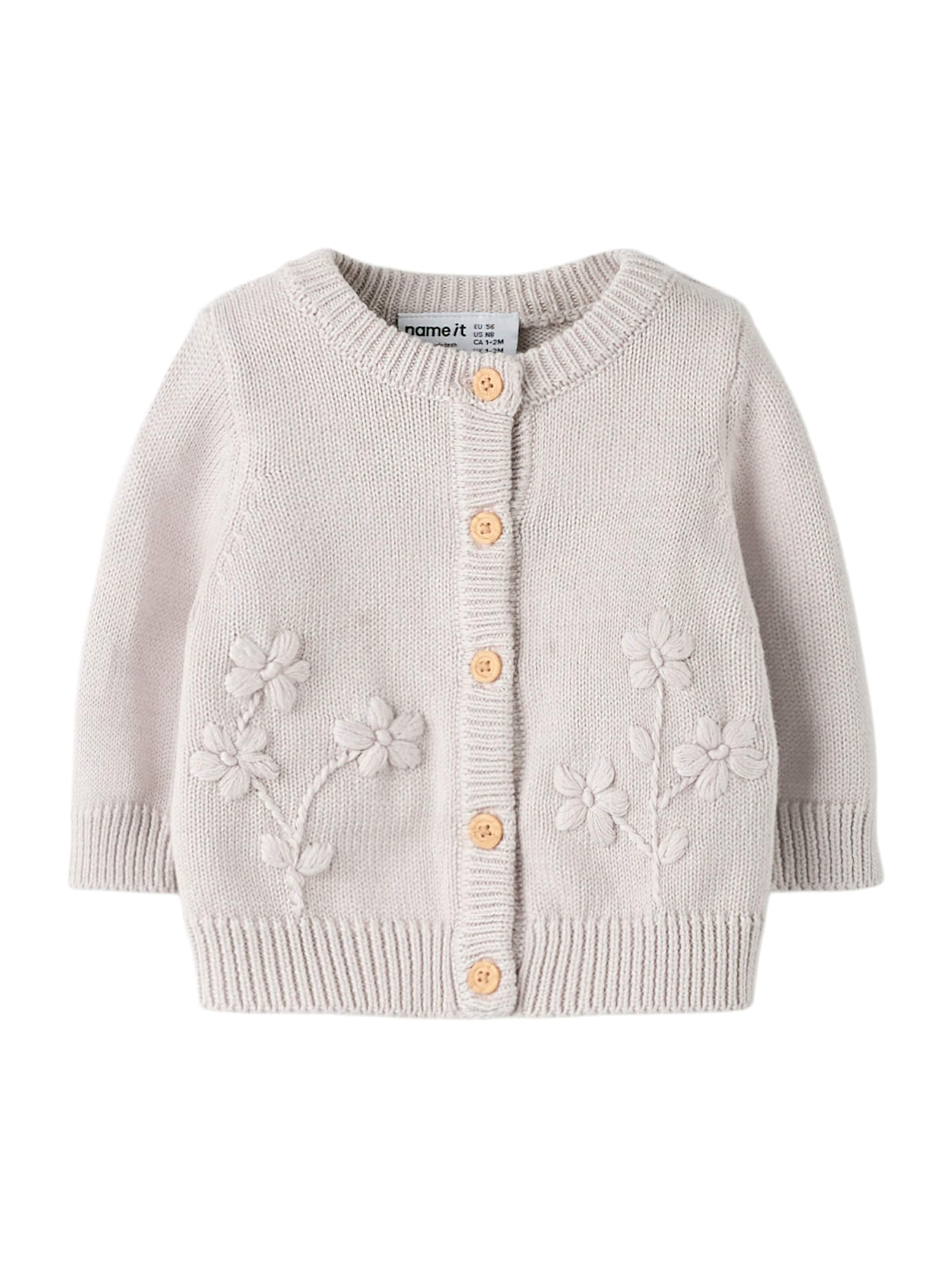 NAME IT Pletena jopa 'NBFTOANA' | vijolična barva: sprednja stran