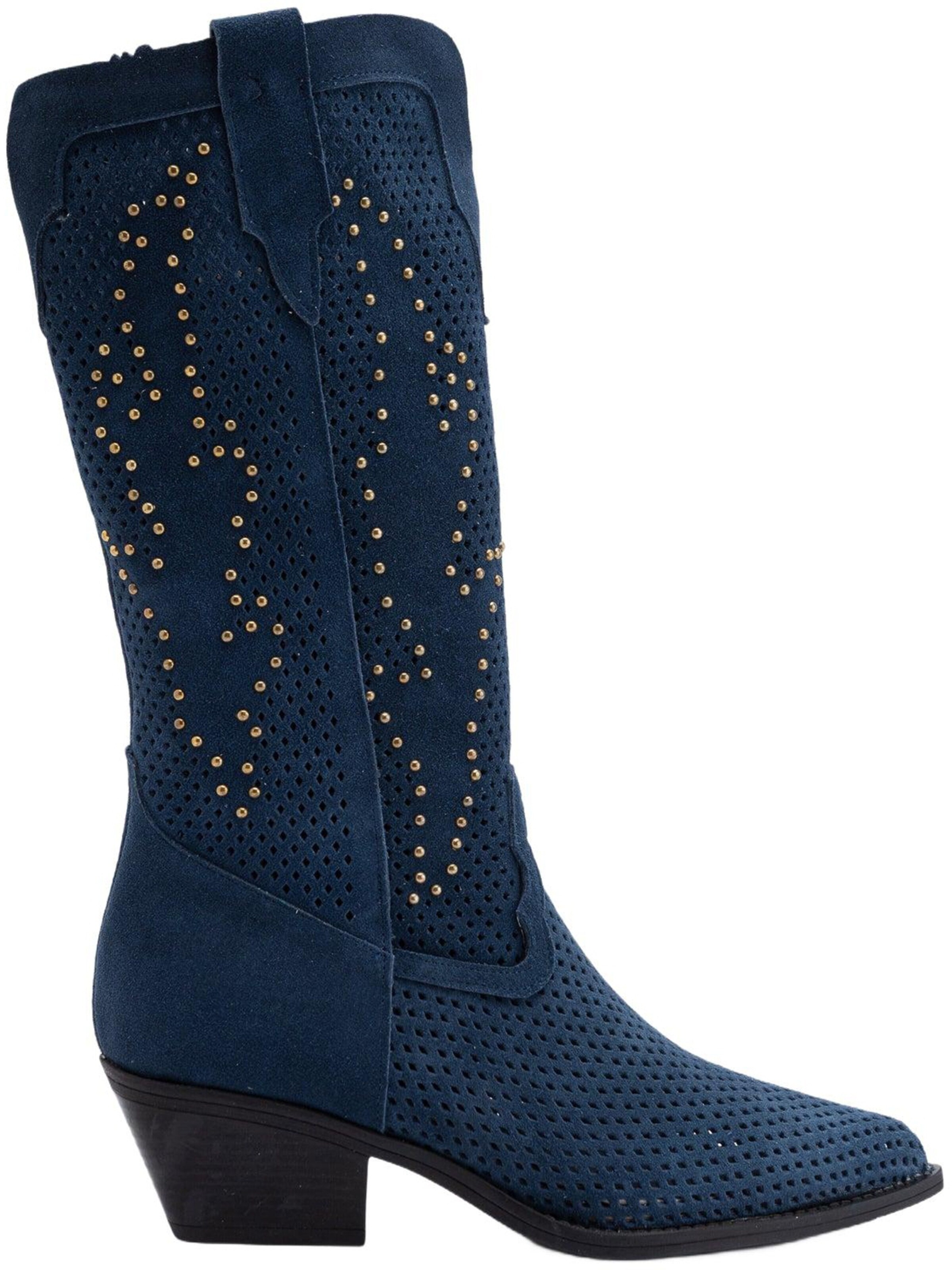 Limoya Stiefel 'Neira'‌‌‌‌‌‌‌ in Blau: Vorderseite