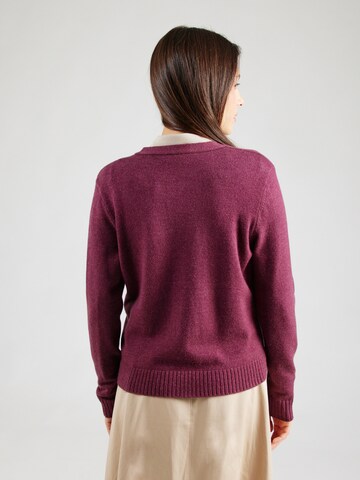 VILA Knit cardigan 'VIRIL' in Purple