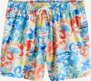 Shorts de bain Next en blanc : devant