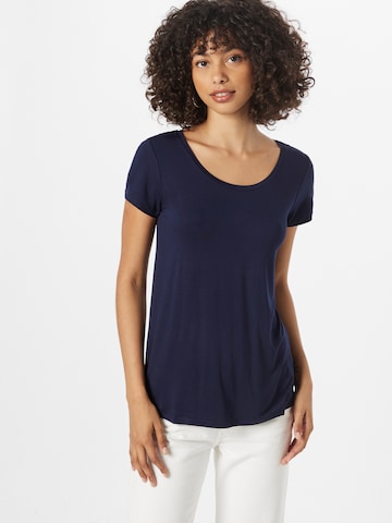 CULTURE - Camiseta 'Poppy' en azul: frente