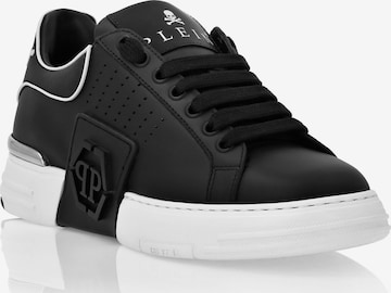 Philipp Plein - Zapatillas deportivas bajas 'Hexagon' en negro: frente