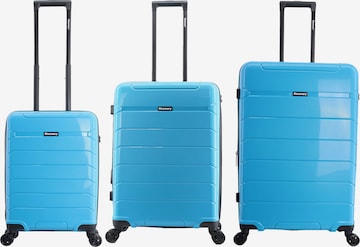 Discovery Suitcase Set 'SKYWARD' in Blue: front