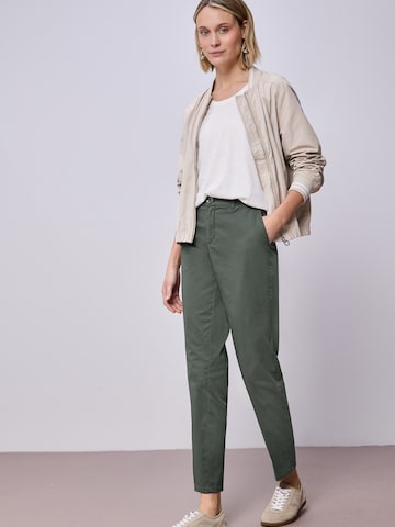 STREET ONE Regular Hose in Grün