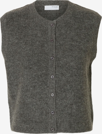 SELECTED Neuleliivi 'SLFLULU' värissä harmaa: etupuoli