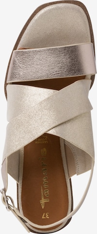 TAMARIS Strap Sandals in Gold