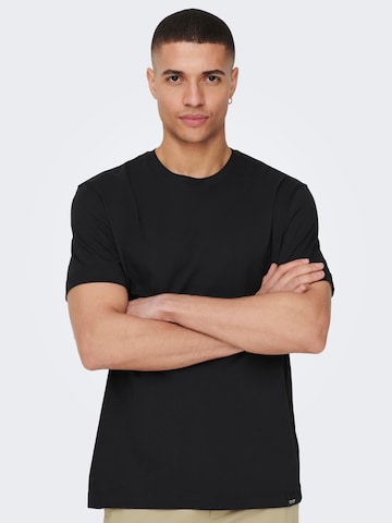 Only & Sons T-shirt 'Max' i svart