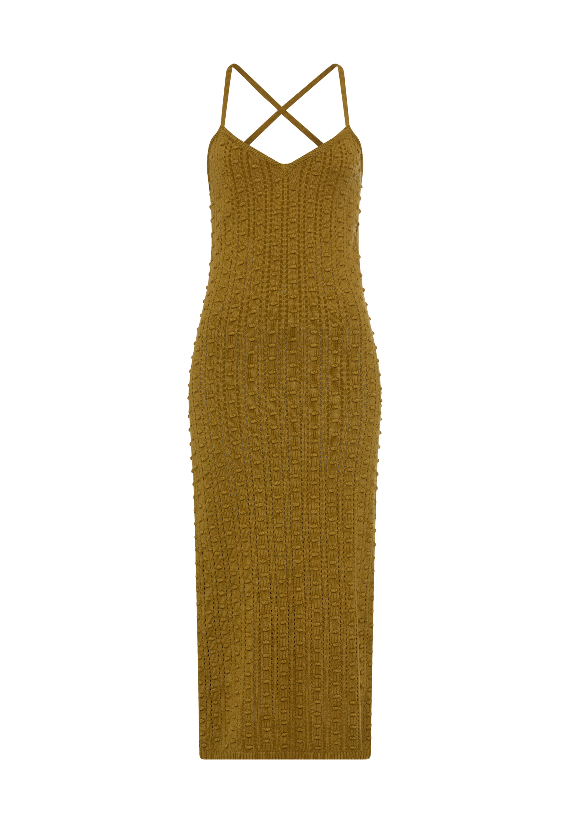 Robes en maille LSCN by LASCANA en vert : devant