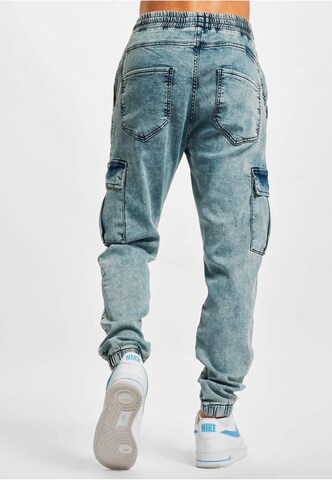Tapered Jeans cargo di 2Y Premium in blu