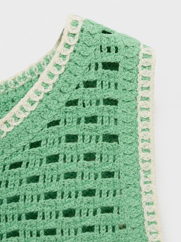MANGO Top 'FLEUR' in Green