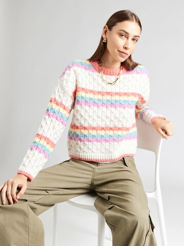 PIECES Neulepaita 'PCJACE' värissä beige: etupuoli