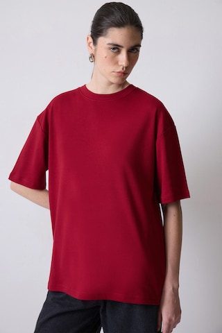 Touche Prive Shirt in Rood: voorkant