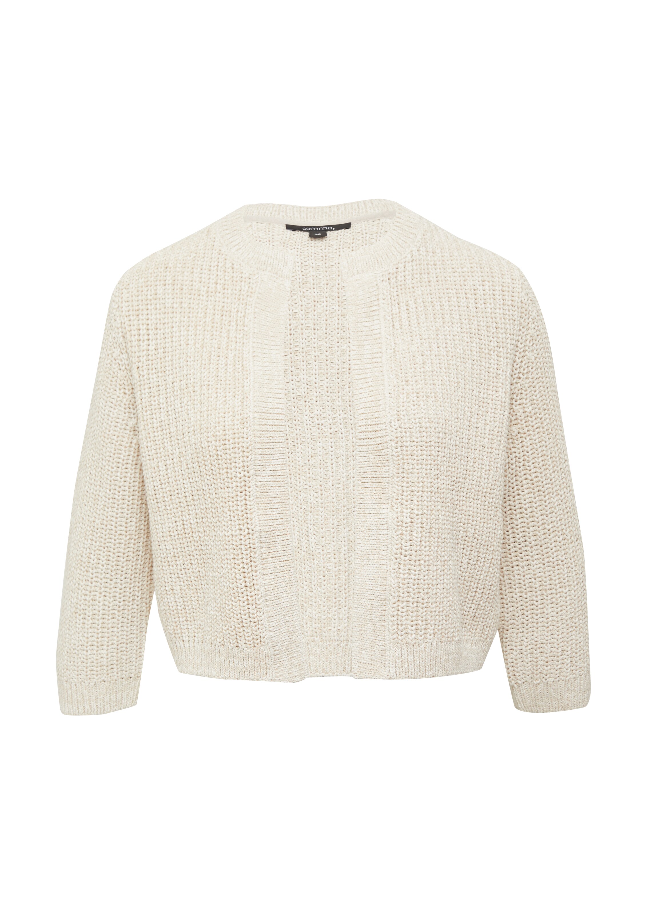 COMMA Strickjacke in Beige: Vorderseite