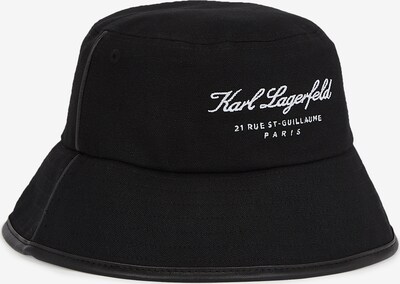 Karl Lagerfeld Klobouk 'Hotel' - černá / bílá, Produkt