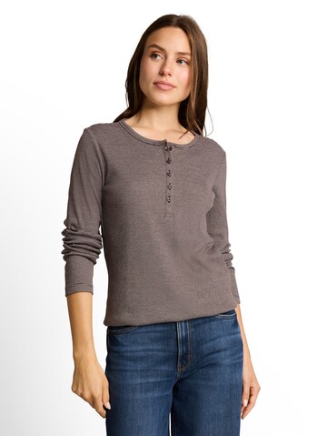 TOM TAILOR Shirt in Braun: Vorderseite