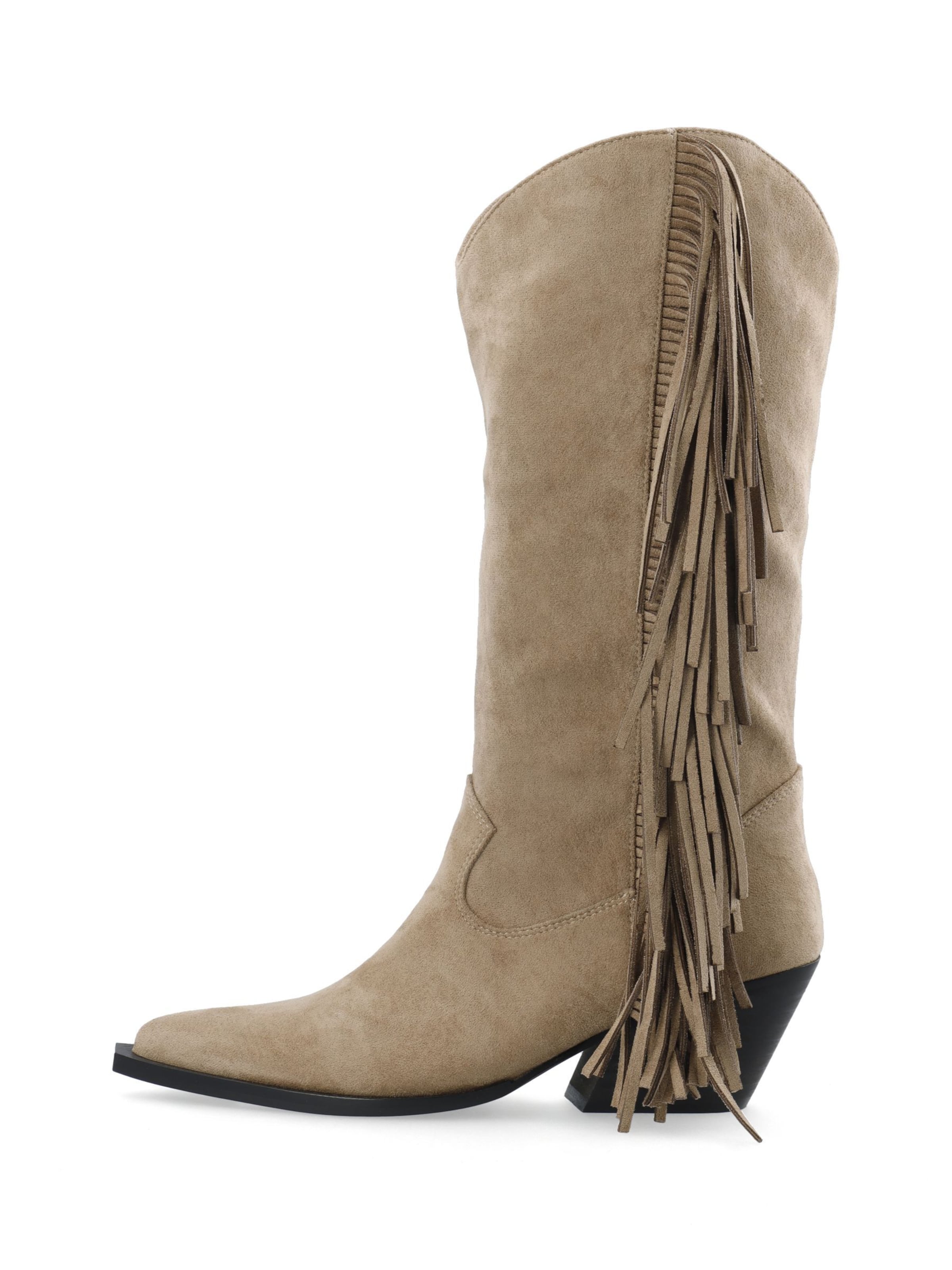Bianco Cowboy boot 'BIAJody' in Beige: front