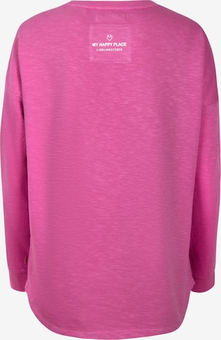 LIEBLINGSSTÜCK Sweatshirt 'Caron' in Pink