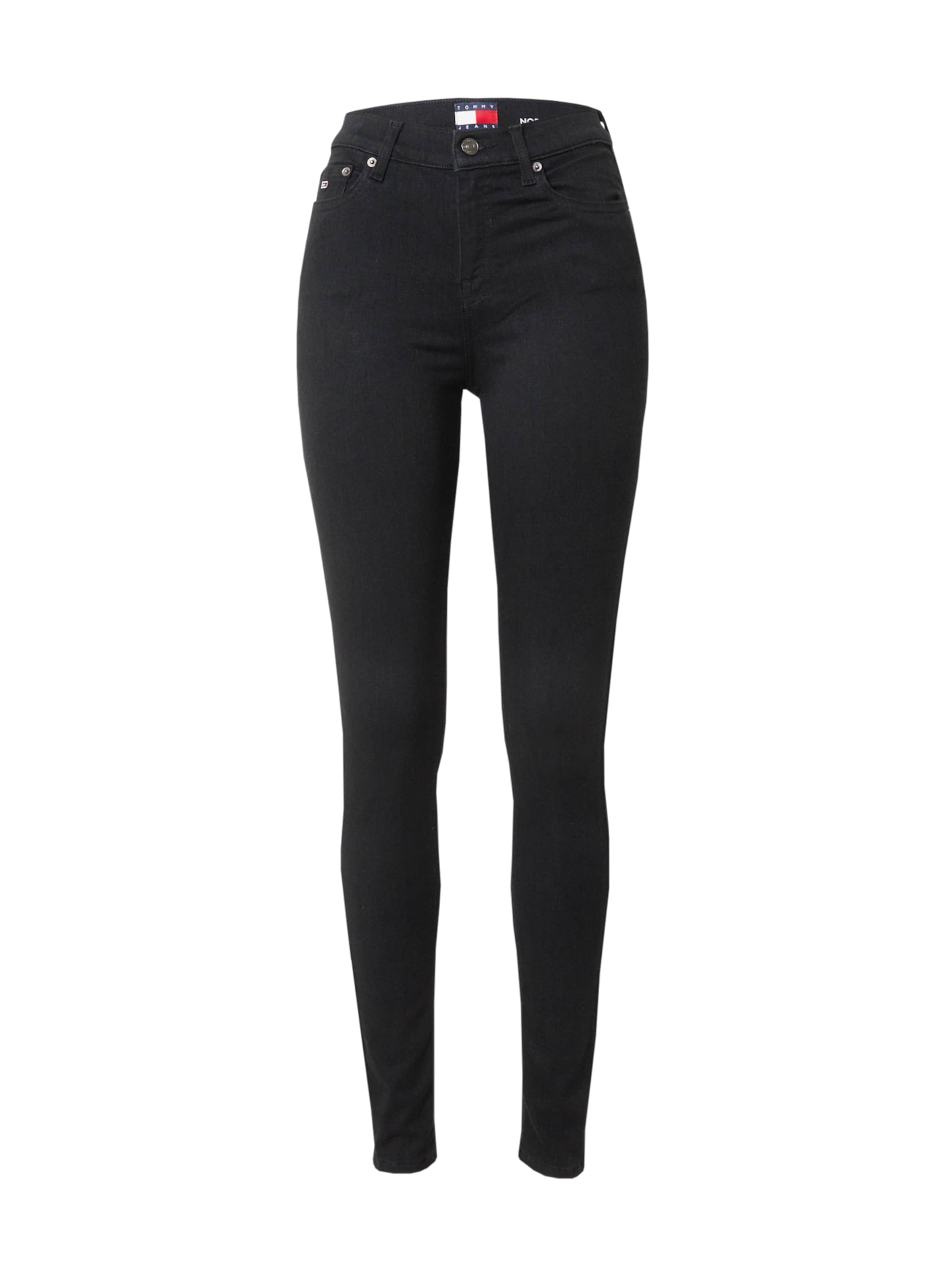 Tommy Jeans Slimfit Jeans 'Nora' in Zwart: voorkant