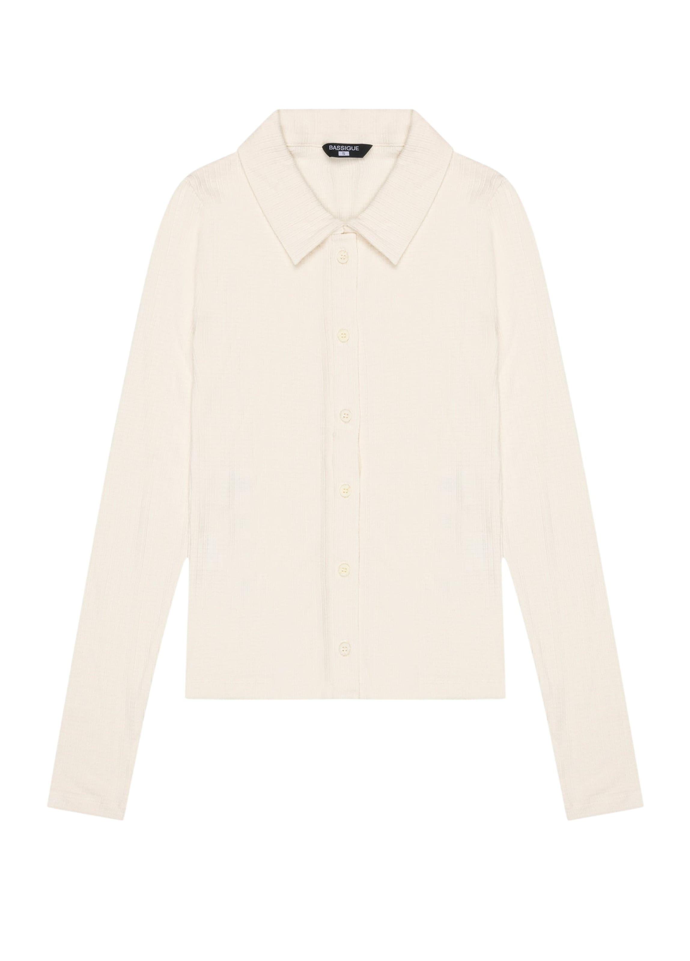 BASSIGUE Bluse in hellbeige, Produktansicht