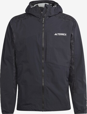 ADIDAS TERREX Outdoor jacket 'Xperior' in Black: front