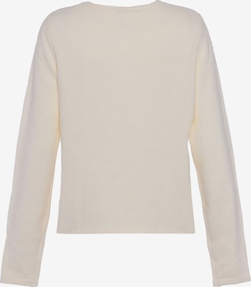 faina - Pullover em branco