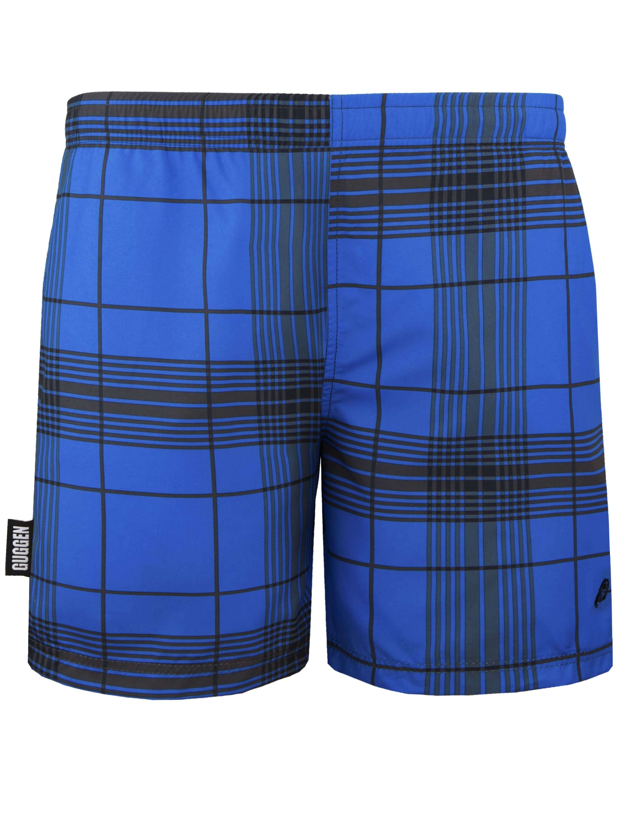 Guggen Mountain Badeshorts 'Boardshorts Style 4' in Blau: Vorderseite